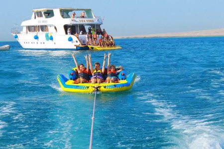 Hurghada Dolphin House And Banana Boat & Snorkeling Tour