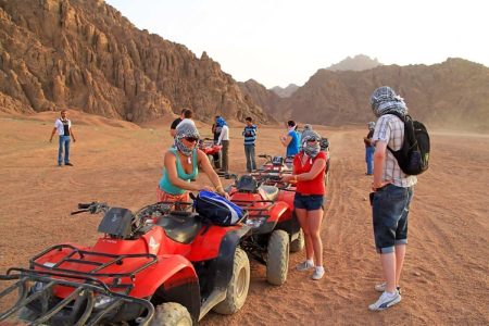 Sharm El Sheikh Safari Quad Bike & Camel Ride Tour With Bbq